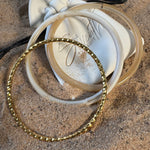 frosted resin stacking bangle set Uk jewellery 