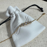 Sparkling Crystal Bracelet – Gold & Silver Finish