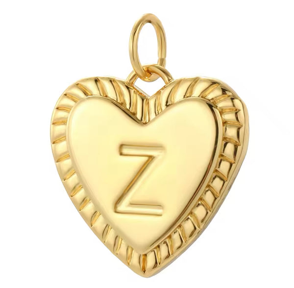 Heart Initial Necklace