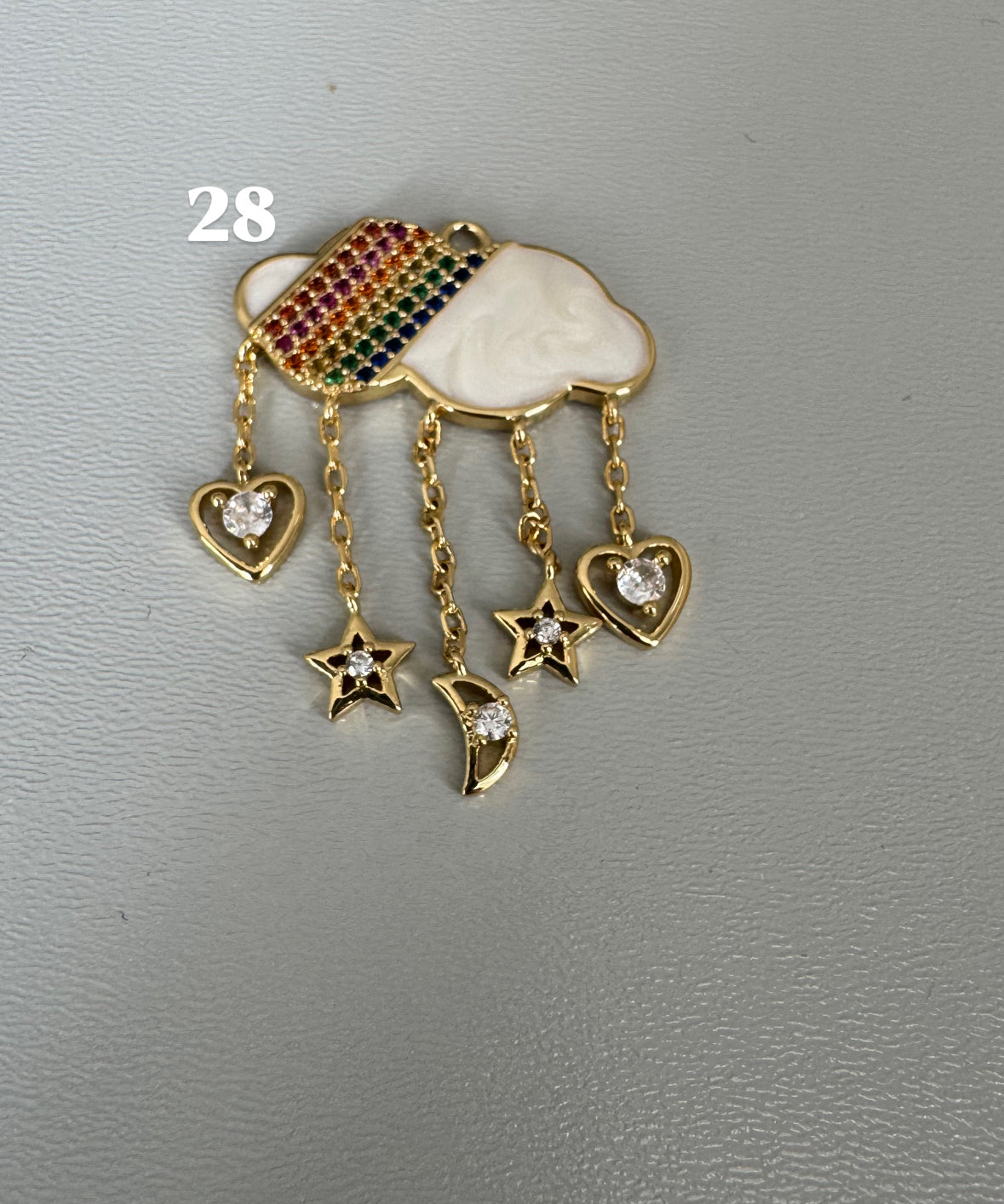 Custom Gold Charm Necklace