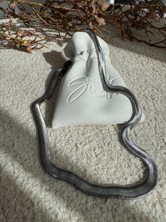 Saffron Herringbone Necklace