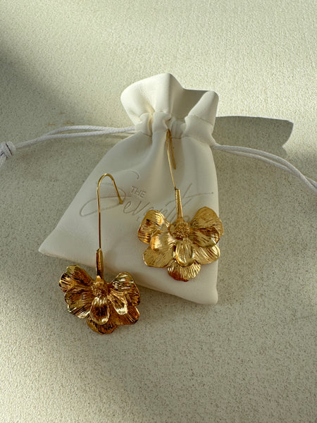 Maeve- Flower Statement Earrings