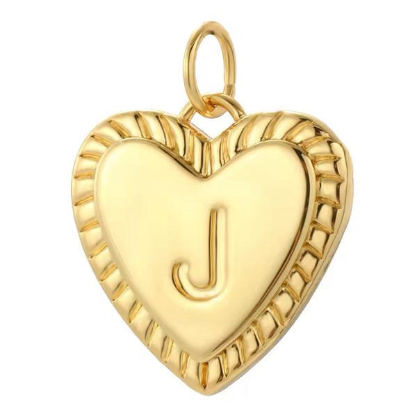 Heart Initial Necklace