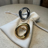 Zara Sculpted Open Ring