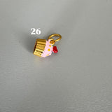 Custom Gold Charm Necklace