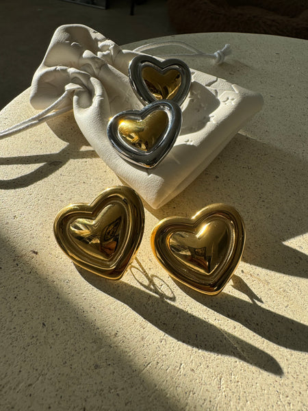 RHIANNA Heart Earrings