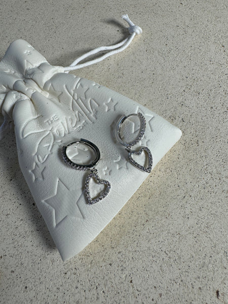 SALE-Lizzy heart earrings