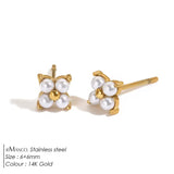 Pearl cluster Studs