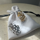 Double Daisy Open Ring