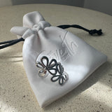 Double Daisy Open Ring