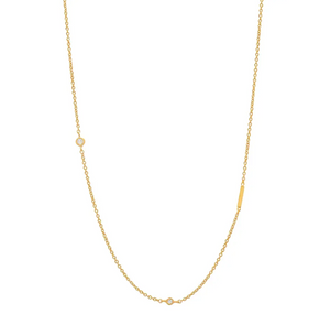 SALE-PAOLA Gold Initial Necklace