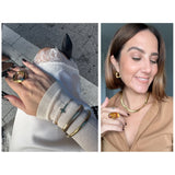 The Saffron Herringbone Set