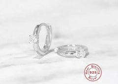 Circle Huggie Earrings
